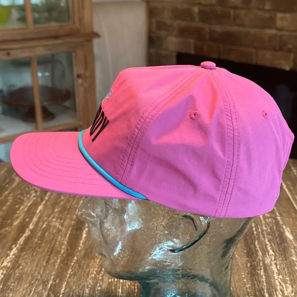 CMBT Combat Iron Apparel Hoochie Daddy Performance Rope SnapBack Hat Cap Pink